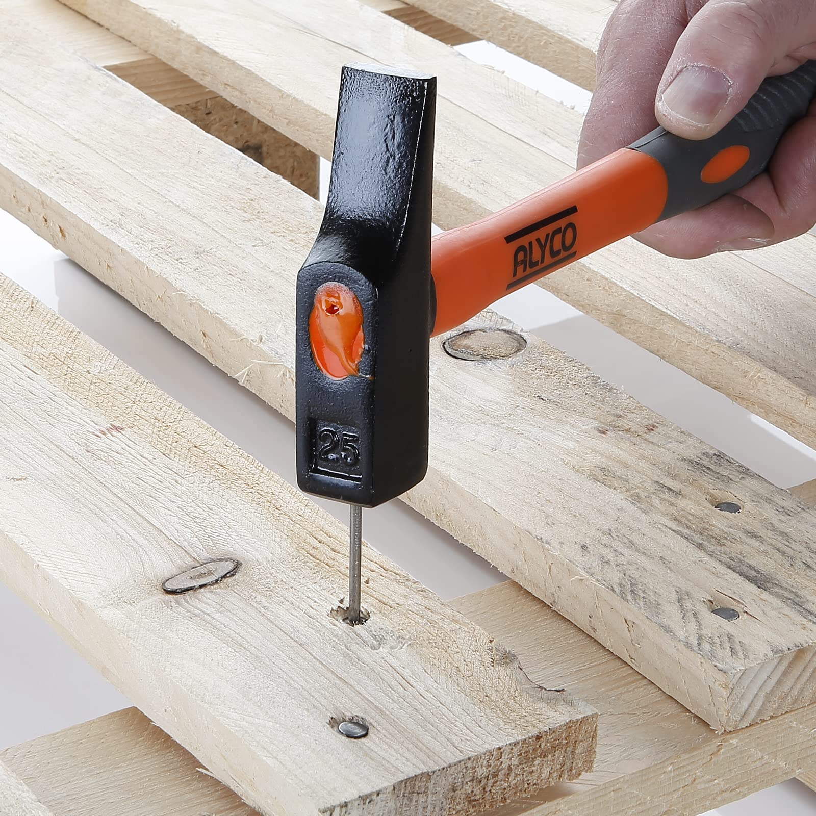 MARTILLO DE PEÑA 20 MM MANGO FIBRA VIDRIO ALYCO ORANGE ALYCO REF.170160 - 4