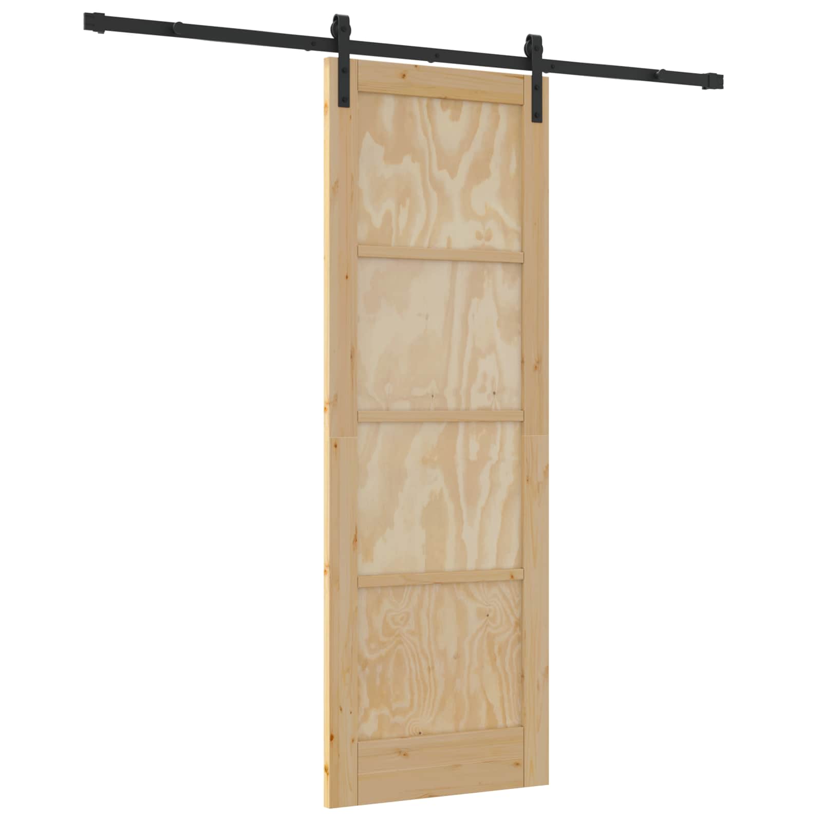Puerta corredera | puerta interior natural 73,5 x 211 cm madera de pino maciza