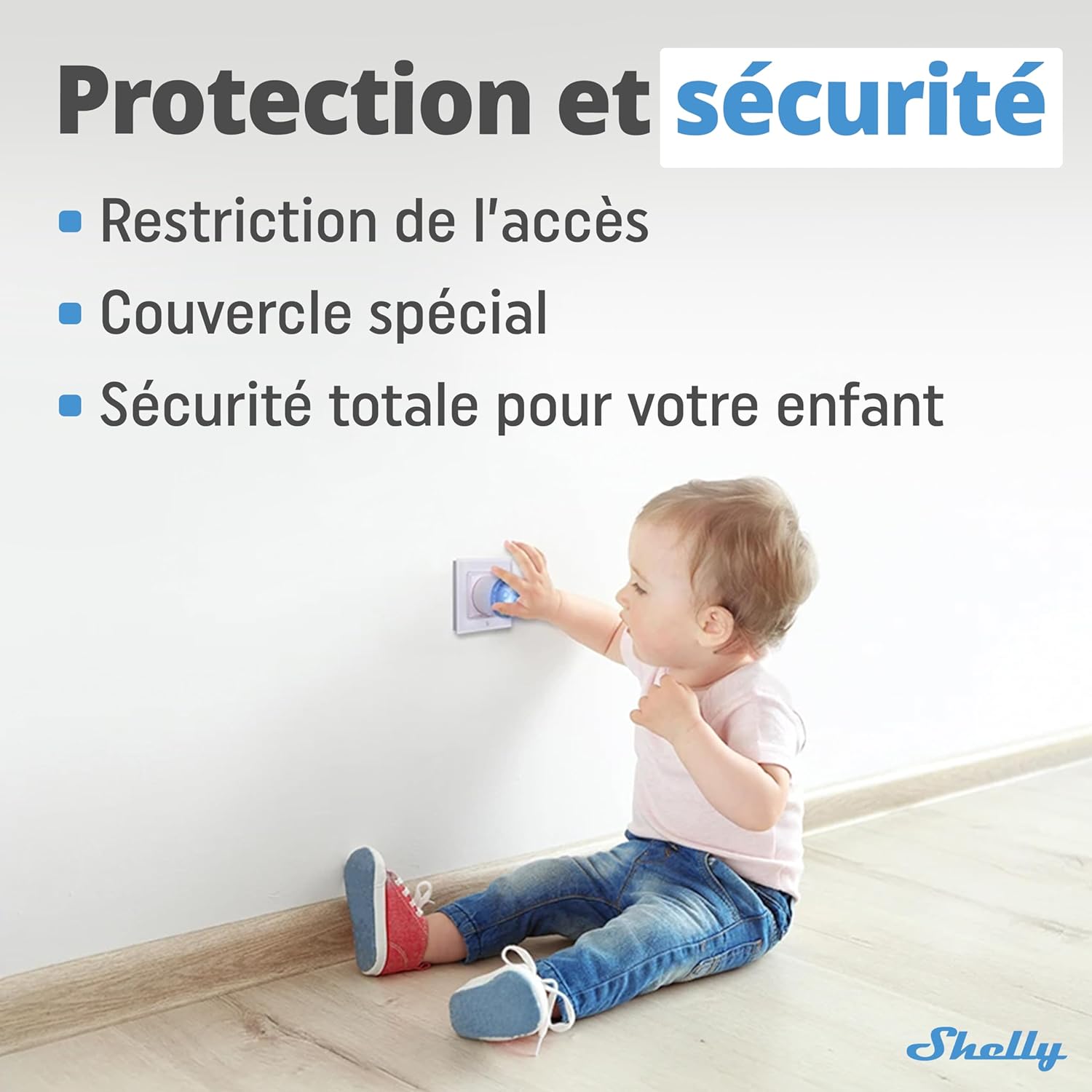 Shelly Plus Plug S - Blanc - Prise connectée Wi-Fi programmable 12A - 2500 W - Horaires & Minuteur - Compteur de conso - Blanc - 7