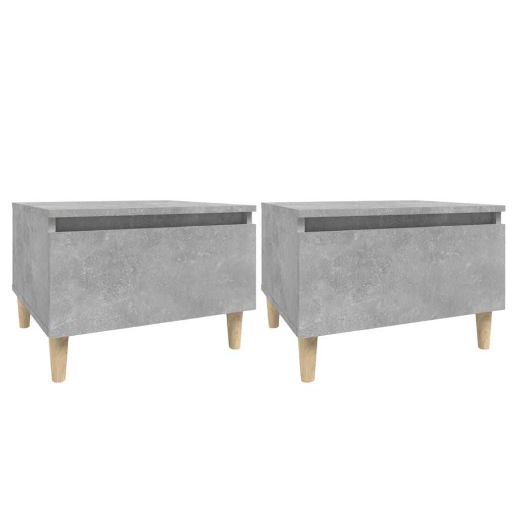 Lot De 2 Tables D'Appoint HOMCOM - Pieds Courbés Style Français - Avec Tiroir Et Plateau - 45x35x55 Cm - Blanc
