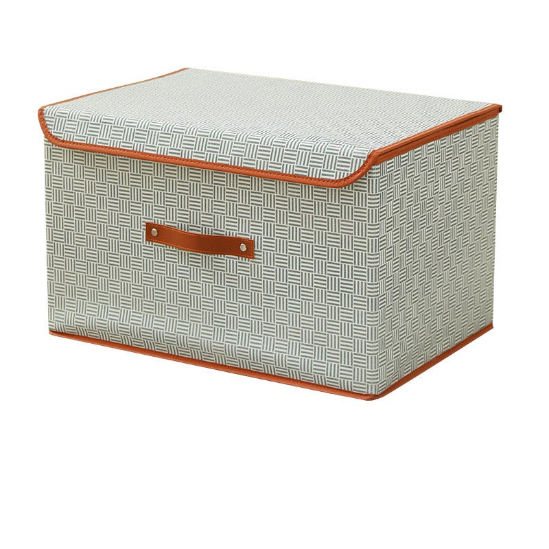 Caja de almacenamiento con tapa caja de almacenamiento a prueba de humedad caja de almacenamiento de ropa plegable de gran capacidad