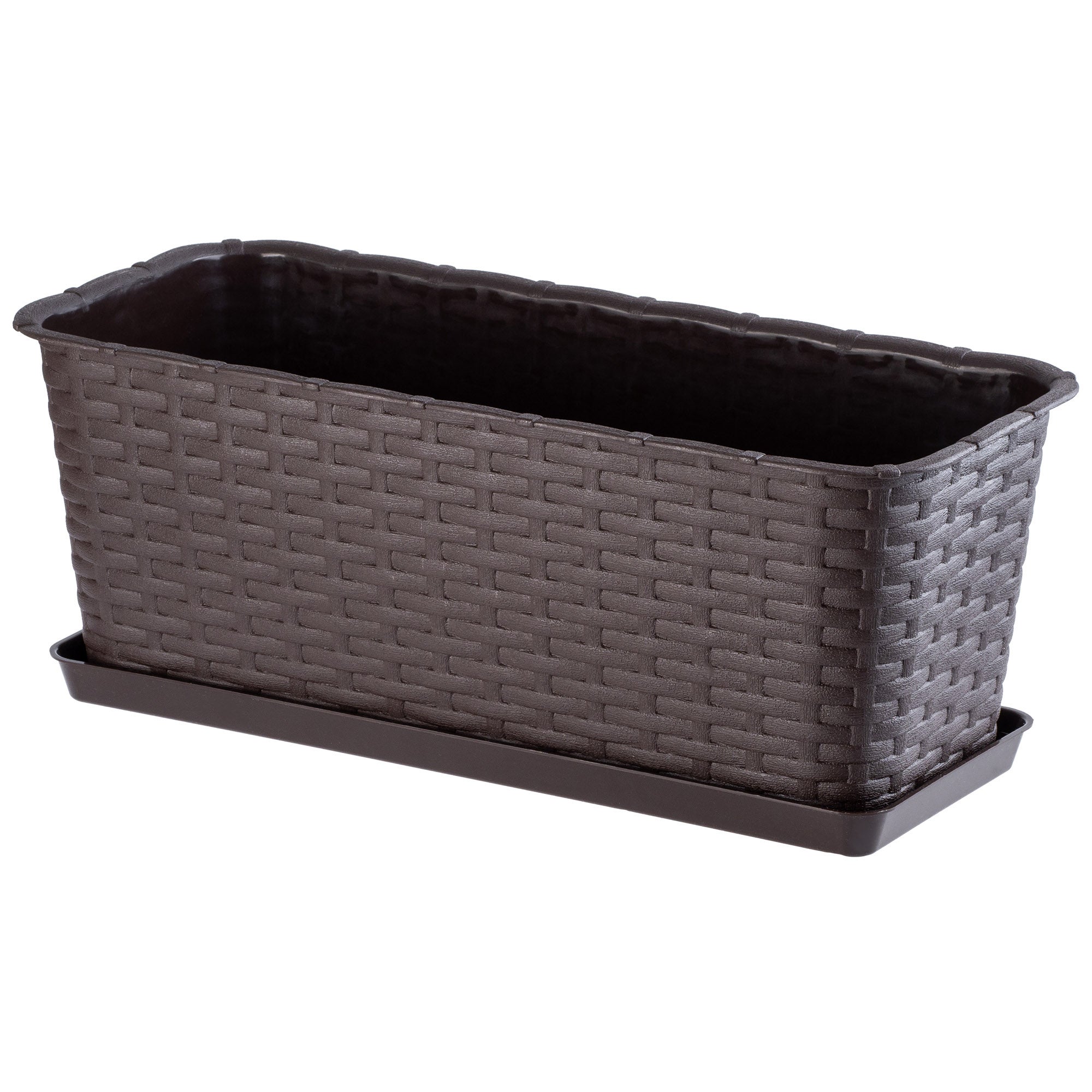 SKRZYNKA BALKONOWA 40cm DONICZKA DONICA NA KWIATY PODSTAWKA BALKON KWIETNIK