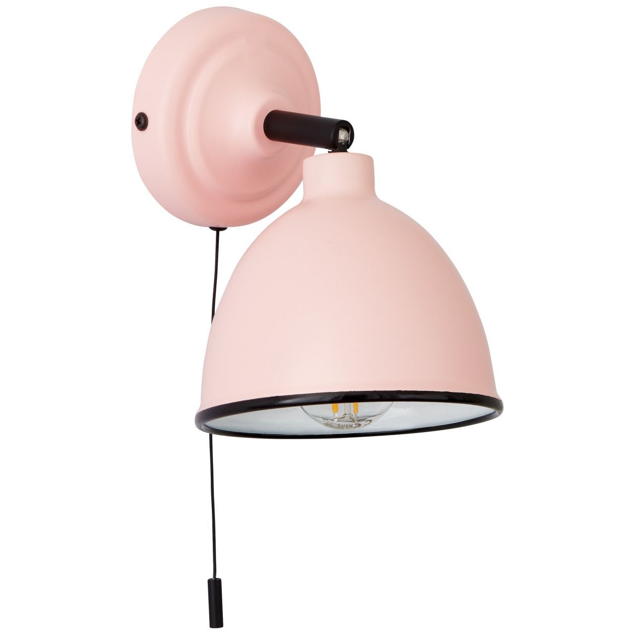 Lampa BRILLIANT, lampa sufitowa Tosh 20cm antyczne drewno / czarny korund, 1x A60, E27, 40W, drewno ze zrównoważonej gospodarki leśnej (FSC) - 6