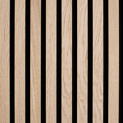 Panel acústico decorativo 240x60 cm Roble | Fabricado en madera natural optimizada sobre MDF con base de fieltro acústico - 2