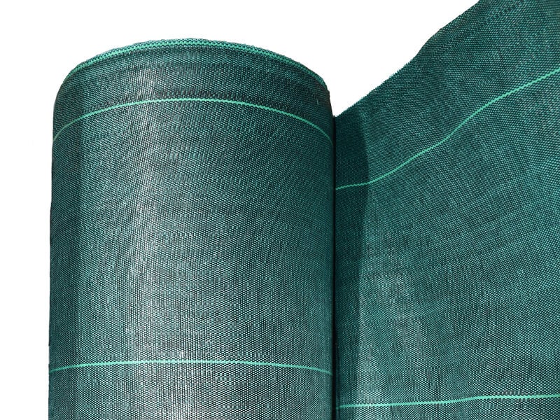 Toile de paillage - Vert - 100gr/m² - Plié Pliés 1.25m x 100m Vert - 2