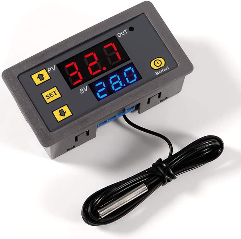 Cyfrowy regulator temperatury W3230 AC 110 V-220 V, termostat z wyświetlaczem cyfrowym 20 A, przełącznik sterujący