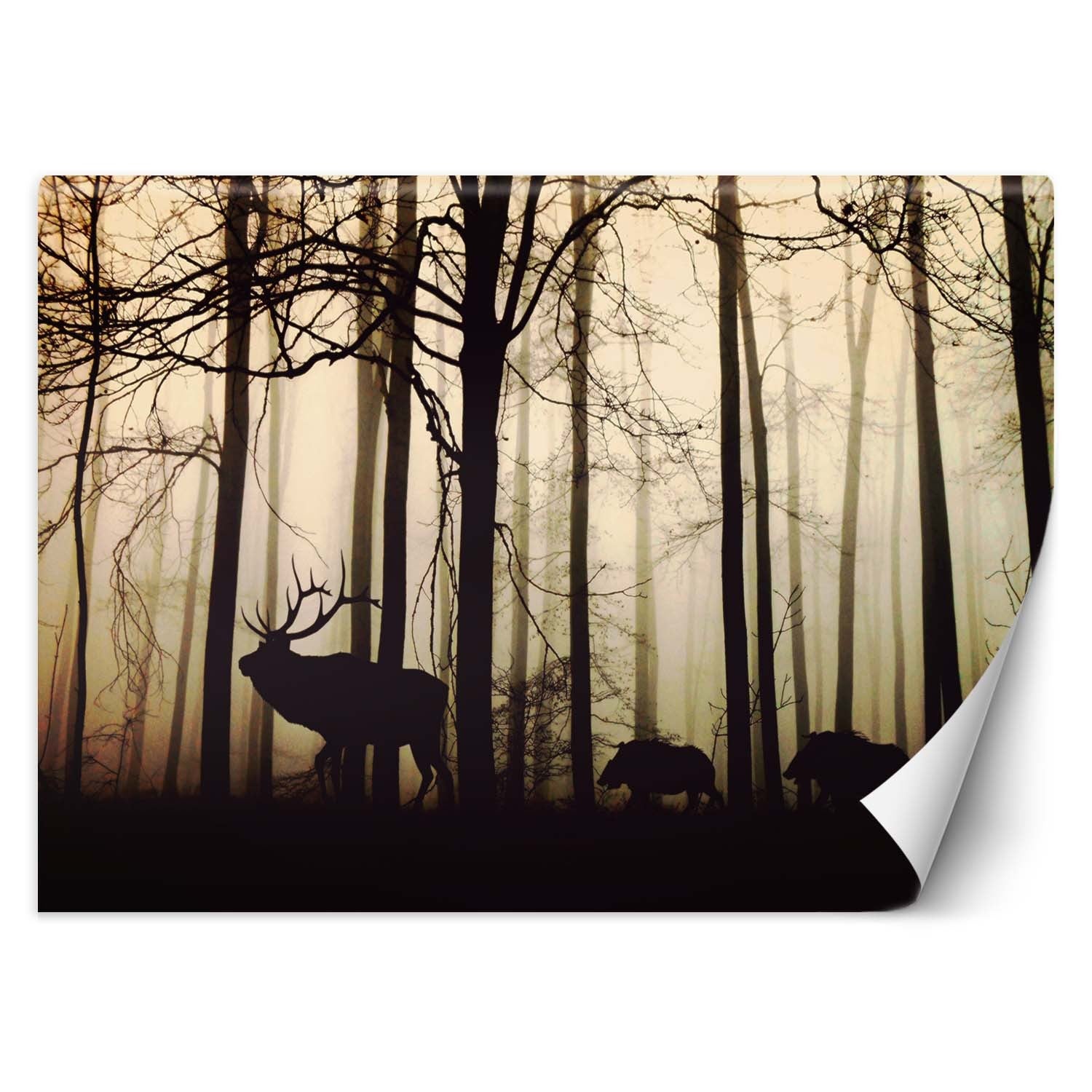 Fototapeta, Zwierzęta w lesie 450x315