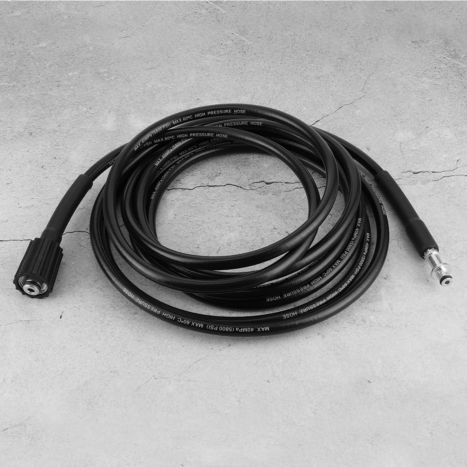 Kit Tuyau De Nettoyage 8m Pour Nettoyeur Haute Pression Kärcher, Kranzle - 4 Pièces, Compatible HD/HDS