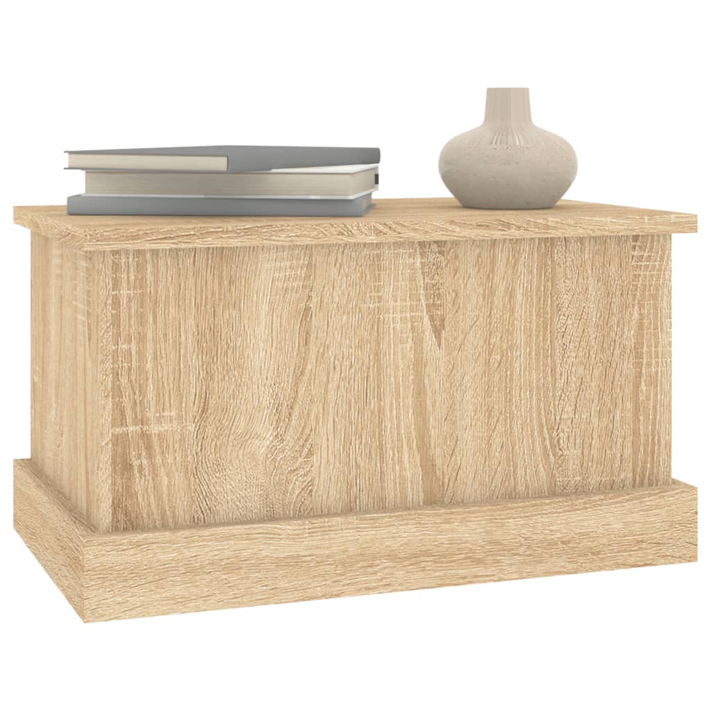 Boîte de rangement chêne sonoma 50x30x28 bois d'ingénierie - 4
