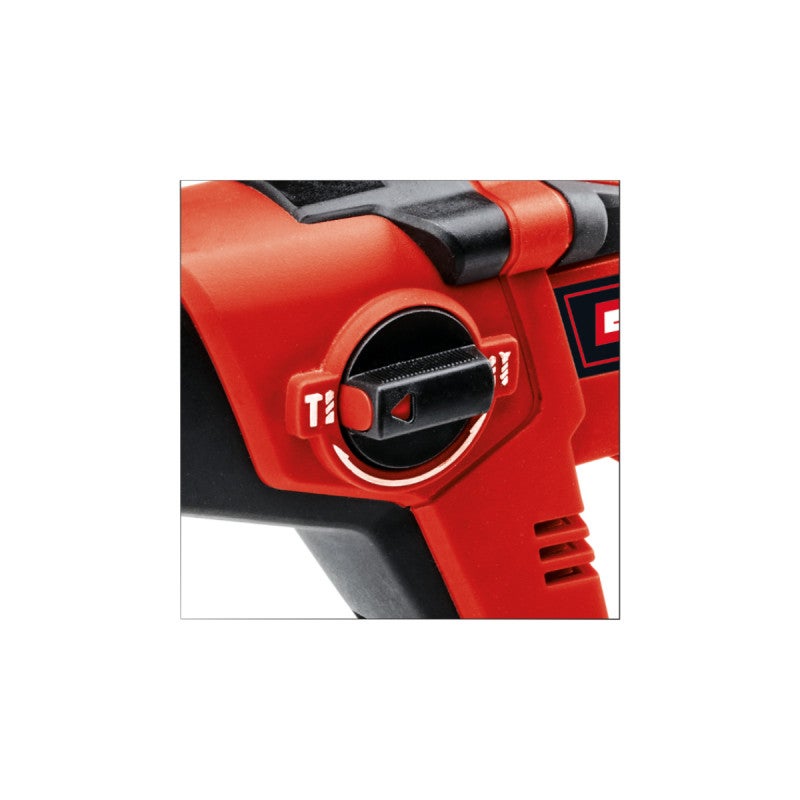 Einhell Marteau Perforateur TC-RH 800 4F (800 W, 2.6 Joules, mécanisme de frappe pneumatique