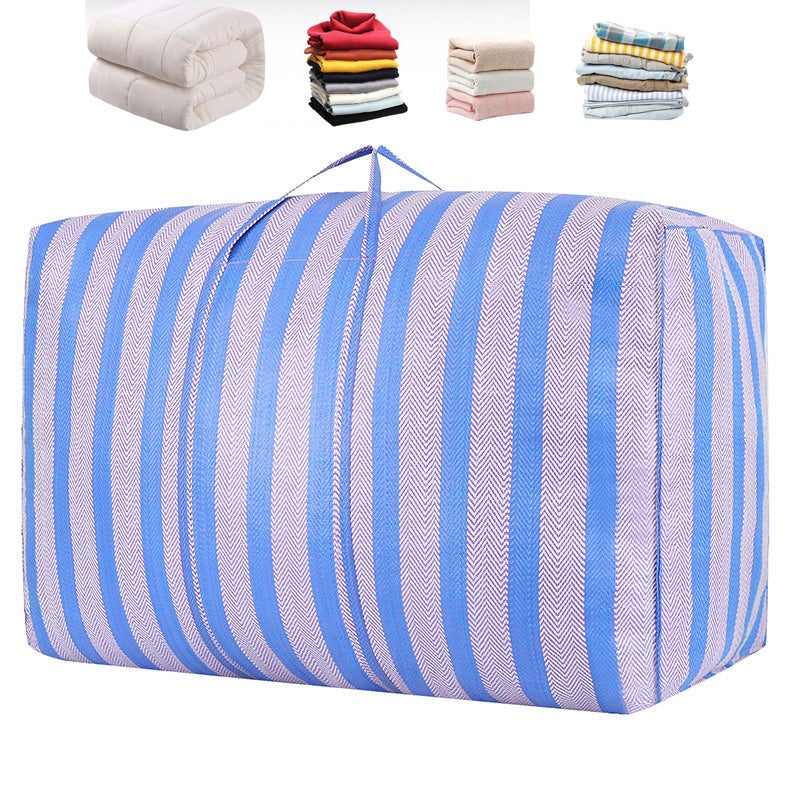 Borsa Organizer Pieghevole A Compressione Per Piumoni - Antipolvere, Antiumido E Salvaspazio - Grigia, Taglia L (52x42x60 Cm) - 5