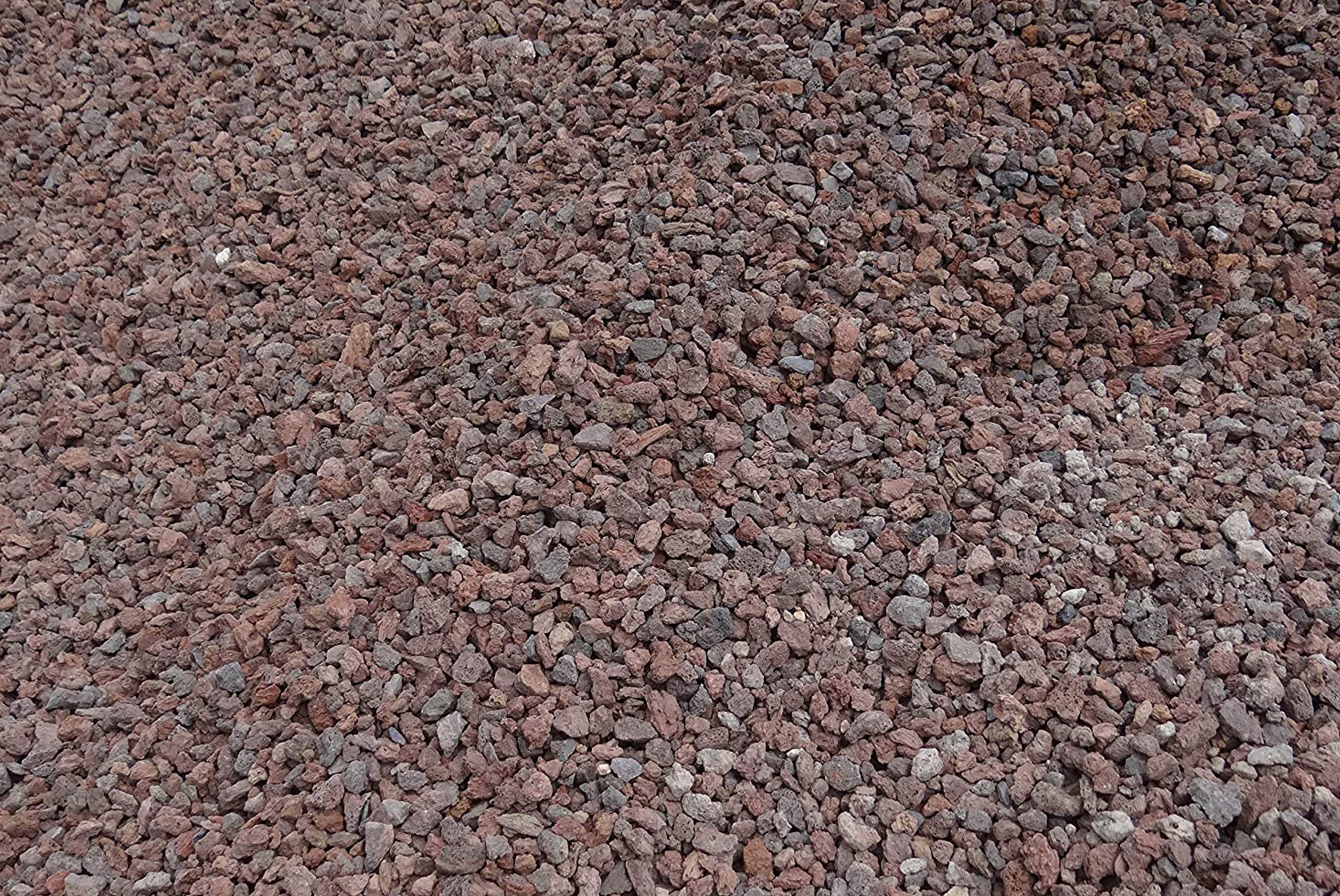 1 kg Pouzzolane 5 – 15 mm, pierre de lave rouge pour Jardin, paillage et décoration à l'intérieur et à l'extérieur - 3