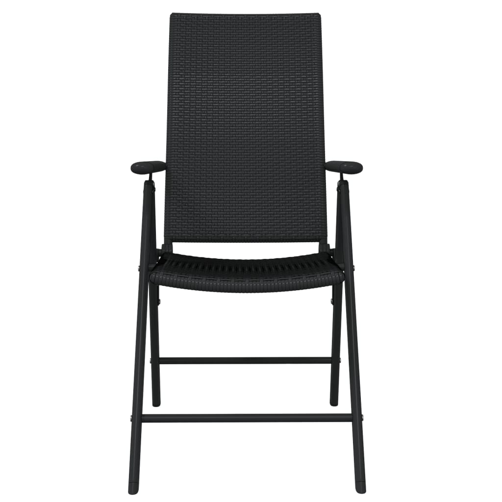 Maison Exclusive - Set da Pranzo per Giardino 9 pz con Cuscini Nero - 5