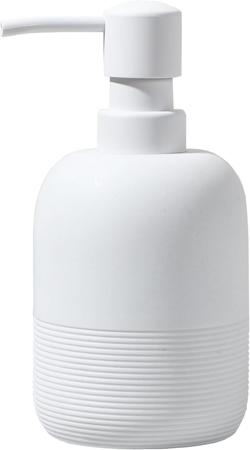 Dozownik mydła do blatu łazienkowego, dozownik mydła do zlewu kuchennego (300 ml, biały)