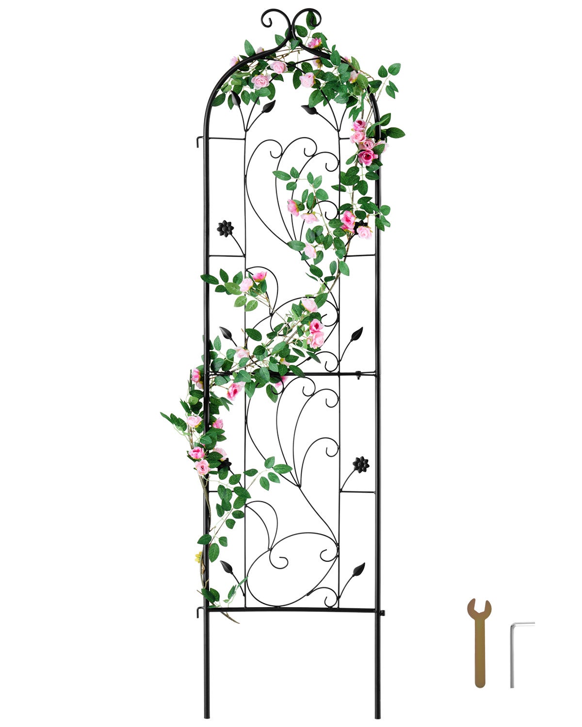 Trellis Pnącze Pomocnicze Kratka do Roślin Q195 38x152cm VEVOR