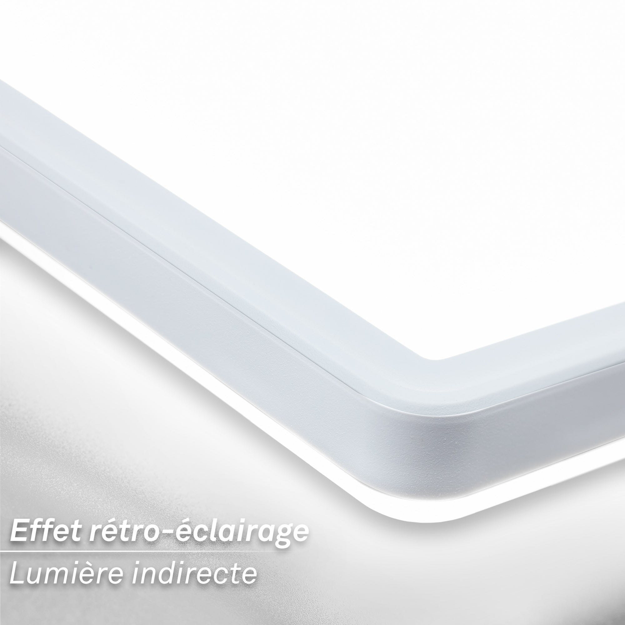 Panneau LED ultrafin - Classe d'efficacité énergétique A - avec rétroéclairage - IP20 - 4.000K - 14W 3.000lm - blanc - Briloner - 5