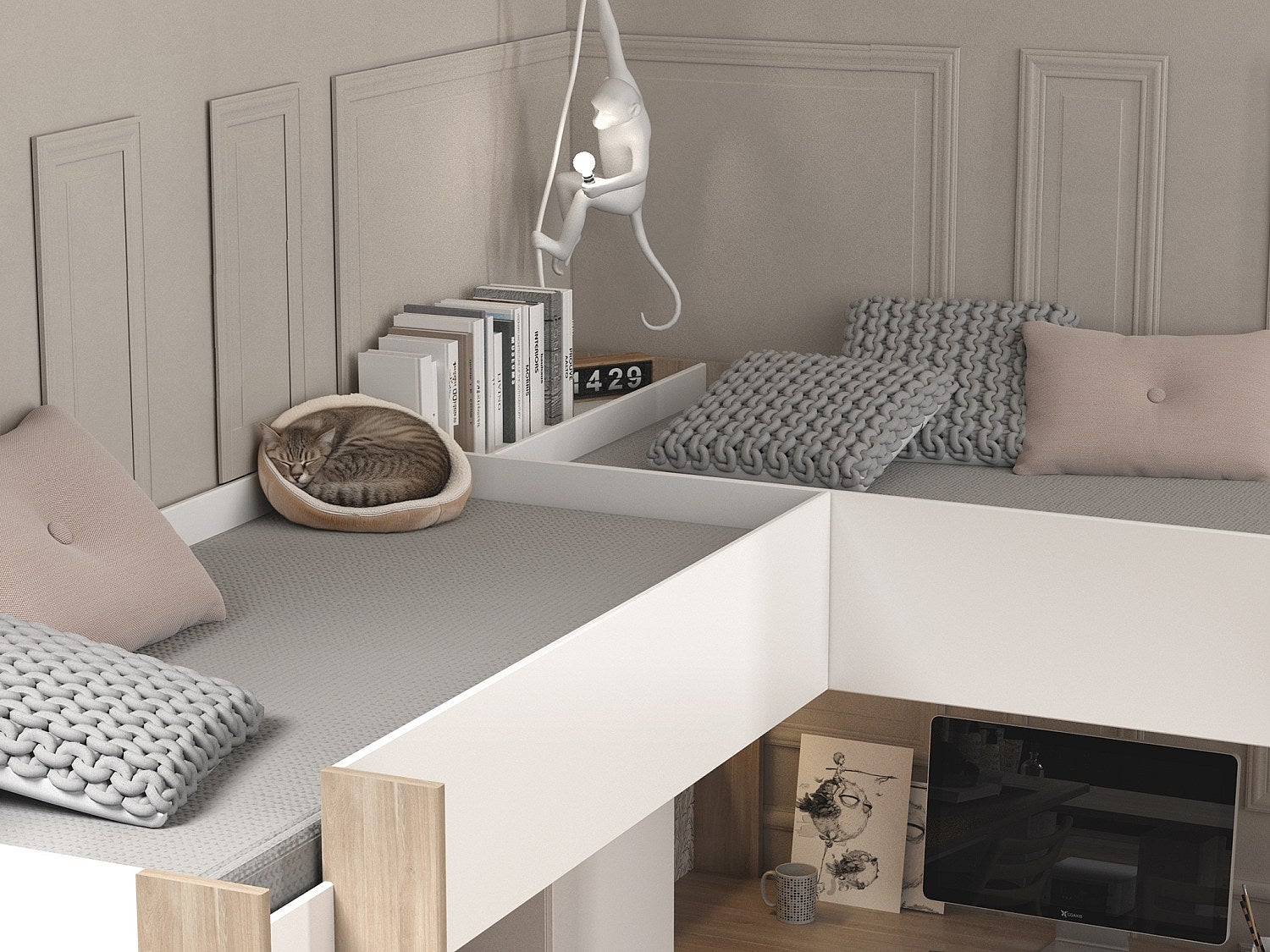 Lit mezzanine double Pedro-- - 8