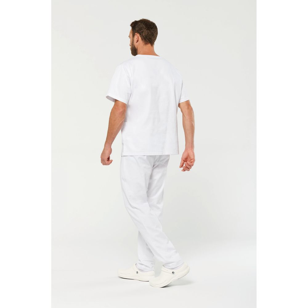Pantalon de travail médical coton confort WK. Designed To Work Blanc S - 4