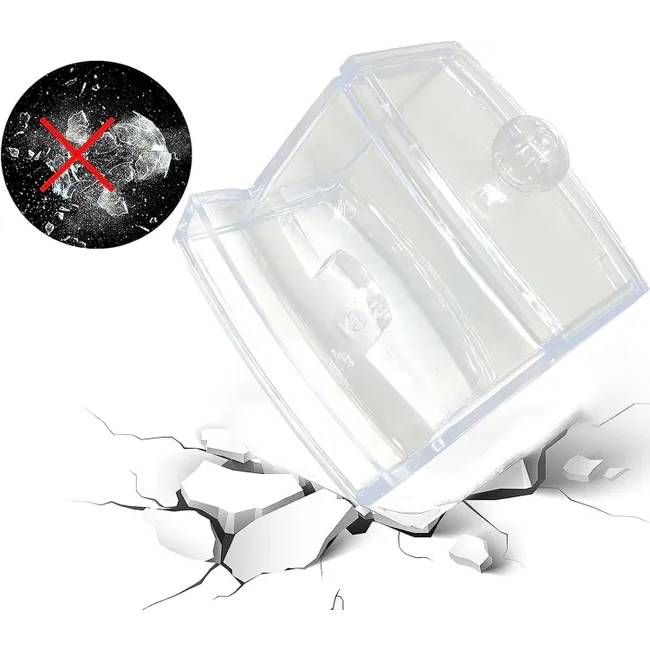 Boite Coton Tige, Distributeur de Coton, Boite Salle de Bain, Acrylique Rangement Coton Tige pour Cosmétiques Maquillage Transparent - 3