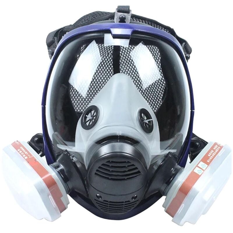 7 en 1 Masque de protection Respirateur facial, Respirateur léger pour visage complet Peinture Pulvérisation Décoration Travail du bois - 2