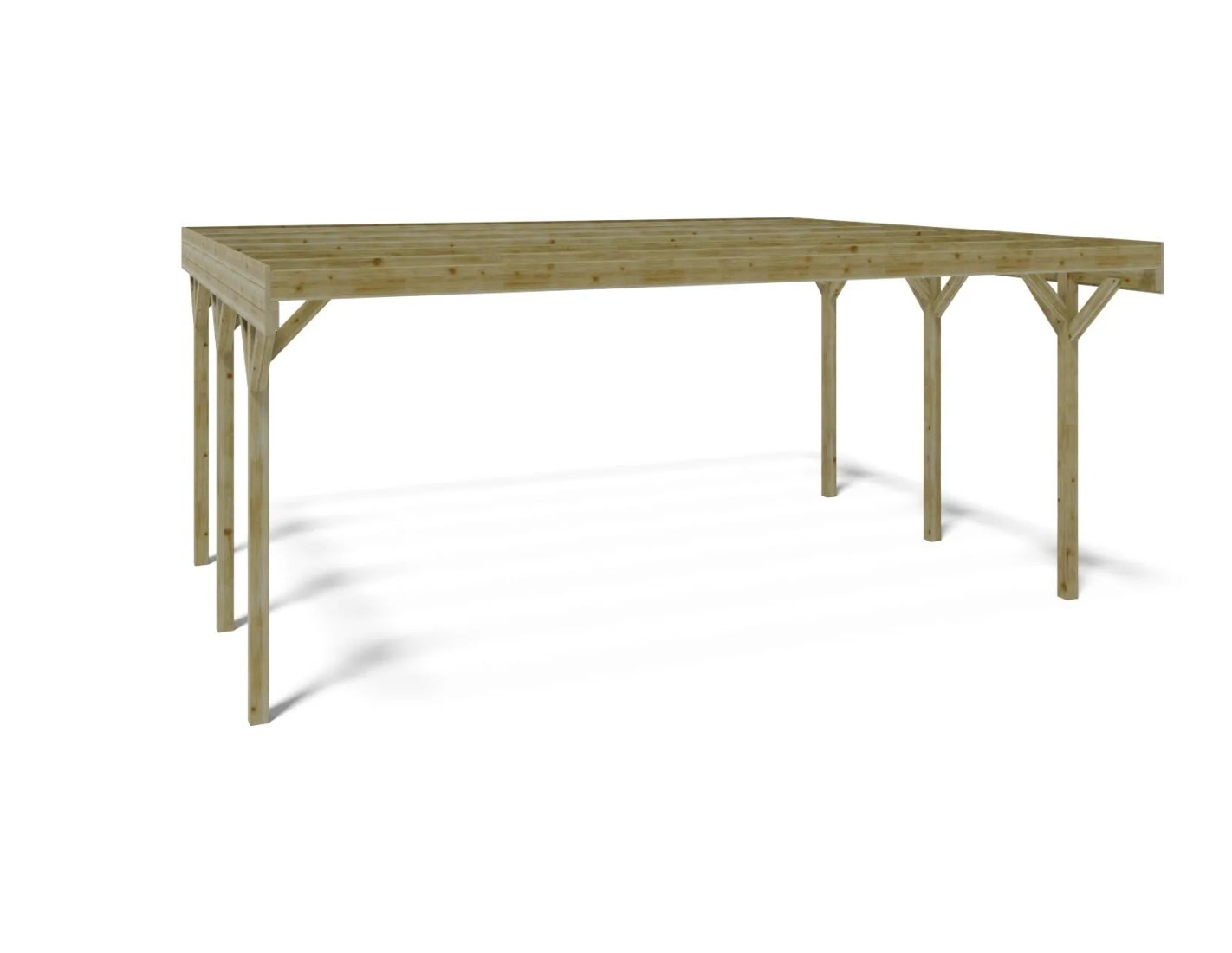 Carport, abri de voiture 6.06x5.03 m - 30.48 m2 - CAR5 - ALTANKA - 5