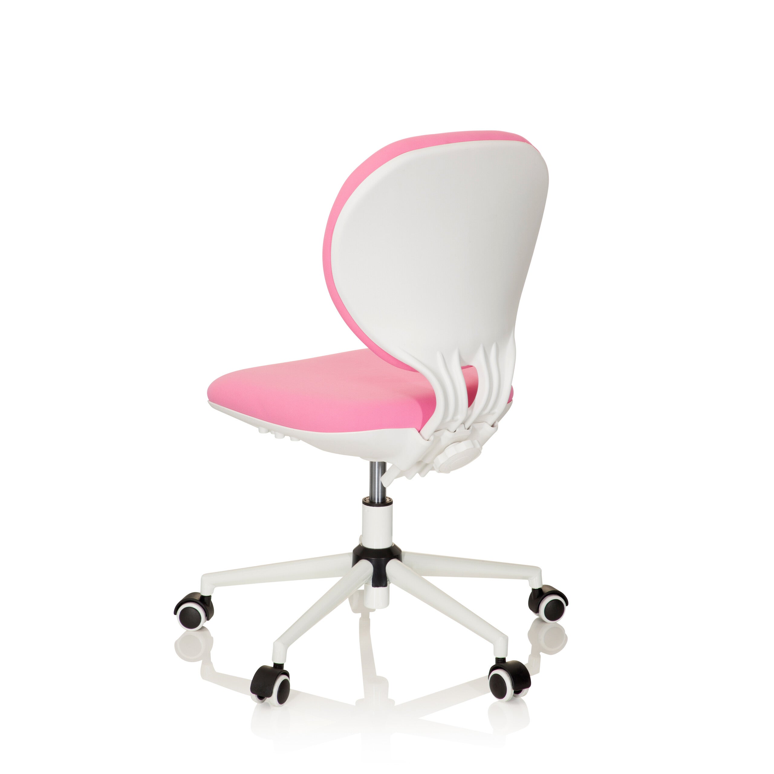 Sedia per bambini / Sedia da scrivania per bambini KID VIVO Tessuto Rosa hjh OFFICE - 9