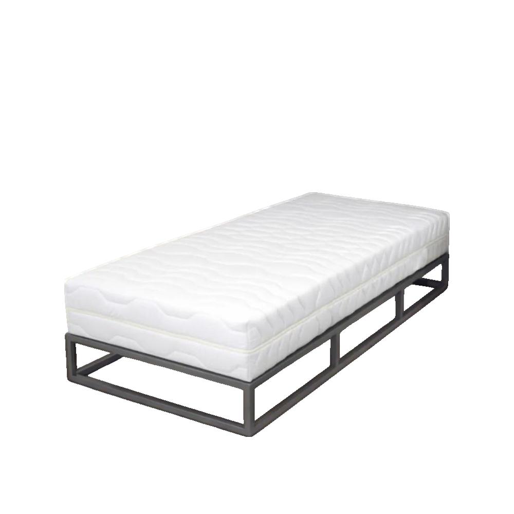 Materac vidaXL 7 strefy Sprężyny kieszeniowe 140x200 cm biały H2 komfort