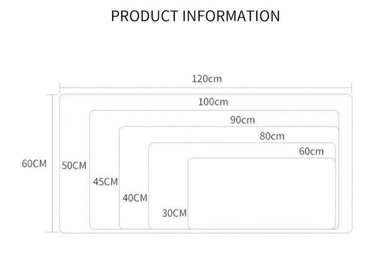 Tappetino da scrivania multifunzionale in pelle, impermeabile, bifacciale, per tastiera portatile (80 cm x 40 cm, marrone e nero) - 5