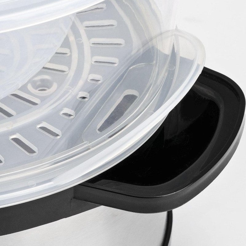 Girmi VP26 cuiseur vapeur 3 Nombre de paniers Noir, Argent Autoportante 750 W - 3