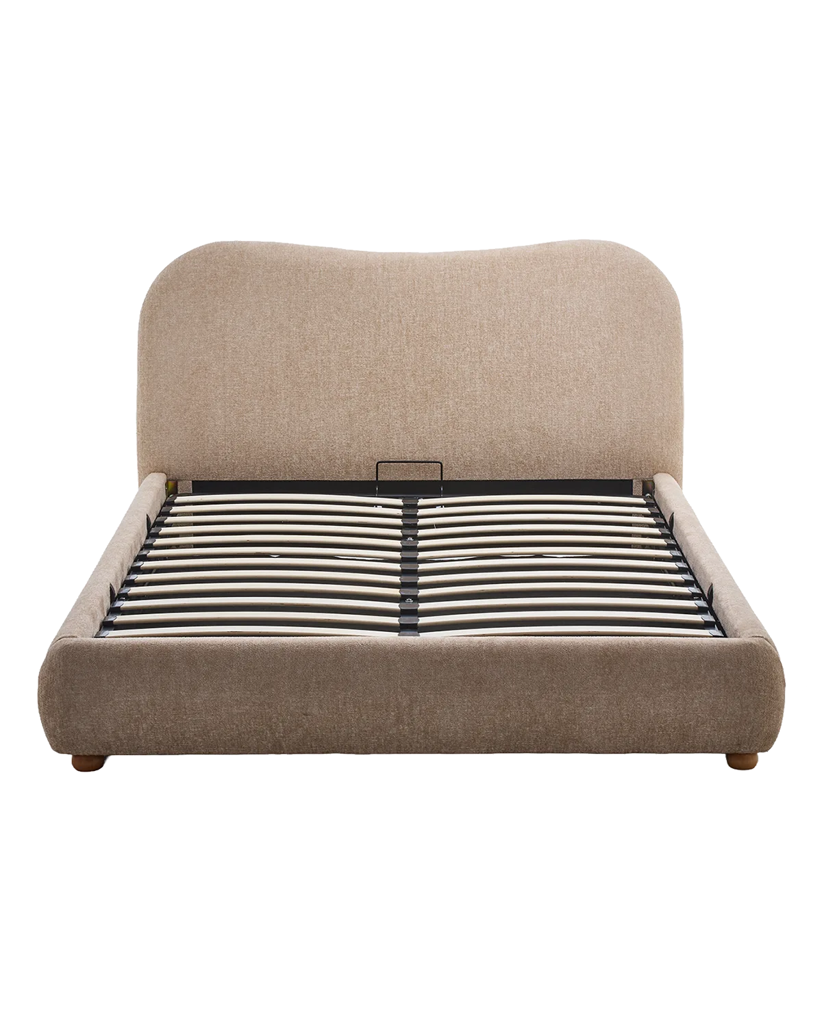 Canapé matrimonio tapizado con cabecero Greta - Color Beige - Homekit - 4