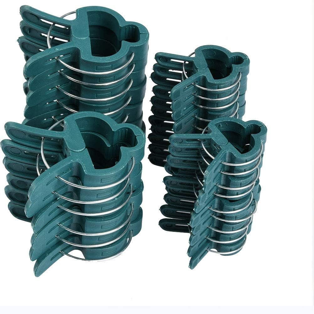 50 Clip Autoadesive Per Piante Rampicanti A Forma Di Foglia – Supporti Da Parete In Plastica ABS – Fissaggio Per Fiori E Orto