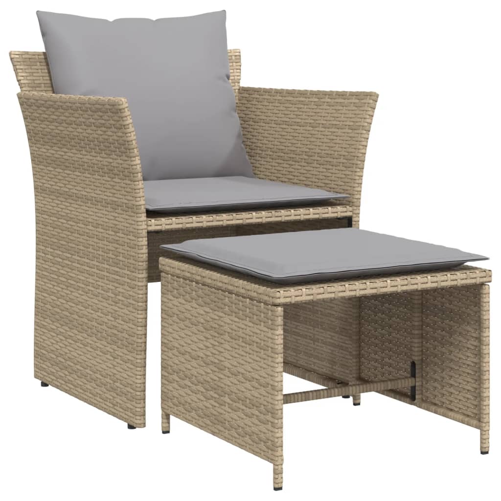 Fauteuil De Jardin Relax TecTake® Avec Repose-Pieds Réglable - Aluminium Inox - Housse Déperlante - Salon Extérieur/Intérieur