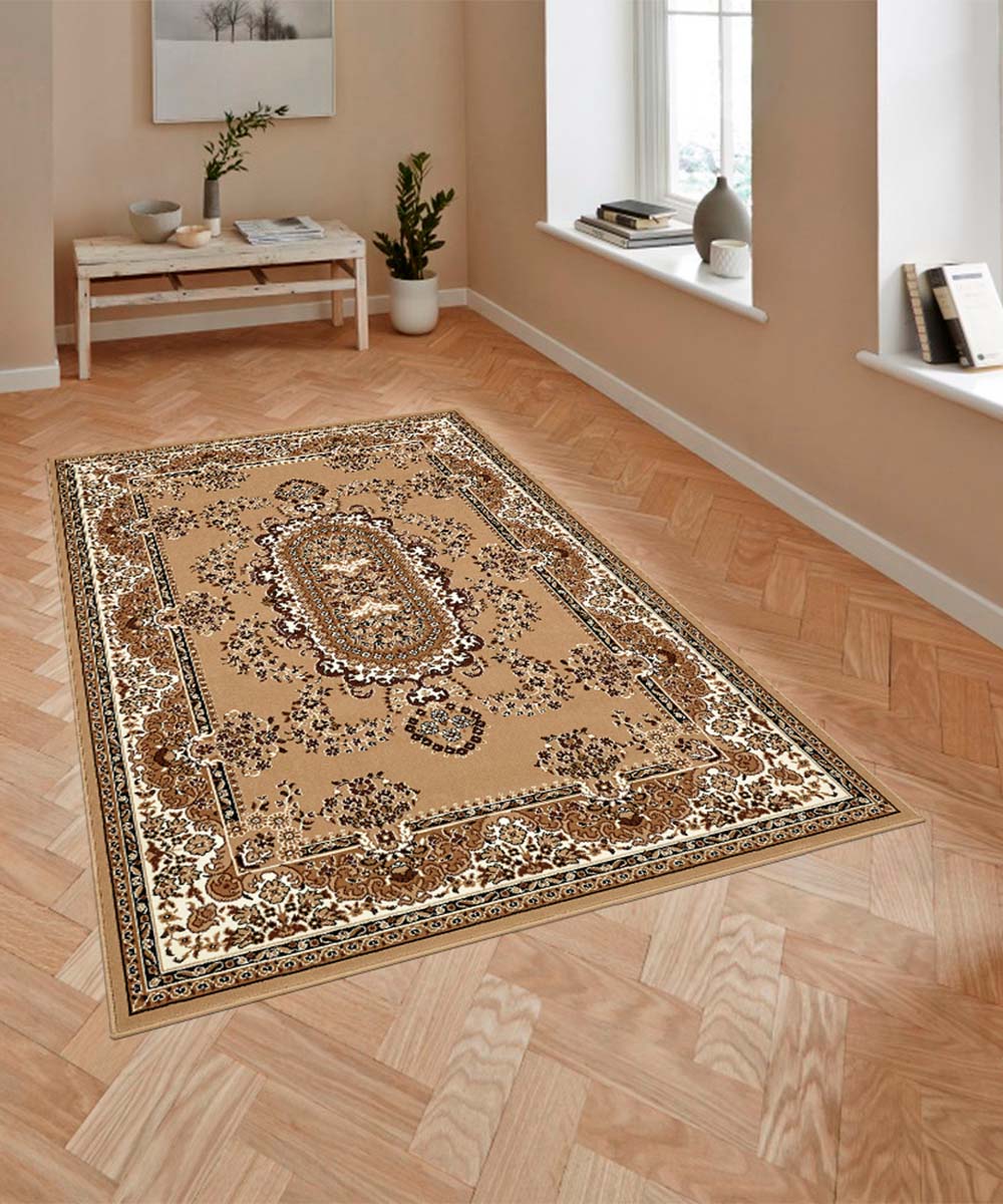 RugVista Dakari Tapis Moderne, 200x300 Cm, Rectangulaire, Poil Moyen, Nettoyage à Sec, Salon, Salle De Séjour, Chambre, Salle à Manger, Blanc Crème