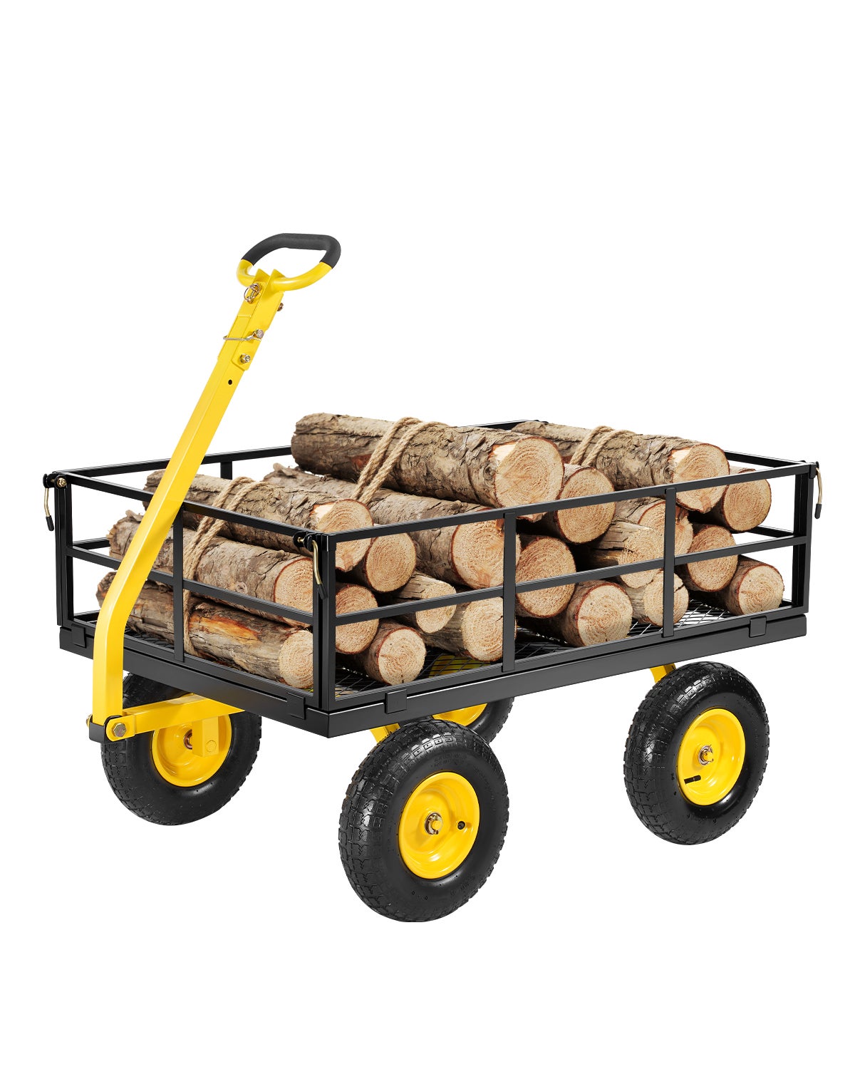Wózek transportowy Wózek ogrodowy Wózek narzędziowy Wózek ręczny 544,31 kg Żółty VEVOR