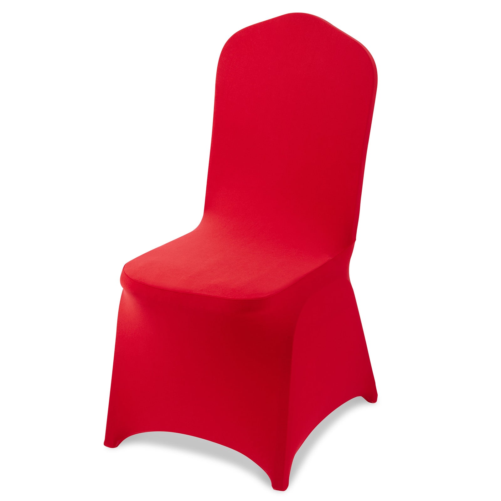 Huse elastice pentru scaune VEVOR 50 buc., poliester și elastan, roșii, extensibile, flexibile, potrivite scaune până la 51 x 45 x 95 cm
