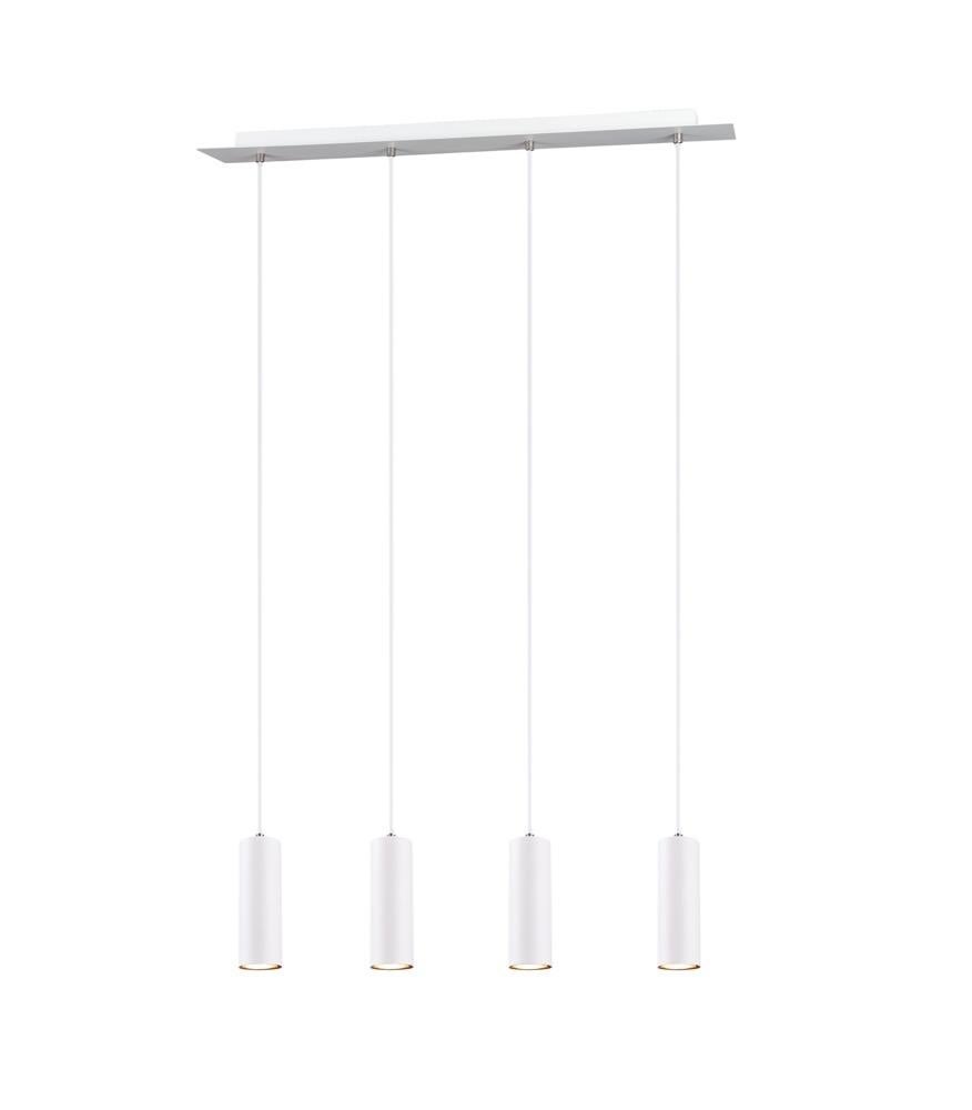 Lampadario A Sospensione Marley In Metallo Bianco Con LED Dimmerabile, Design Senza Tempo - 3