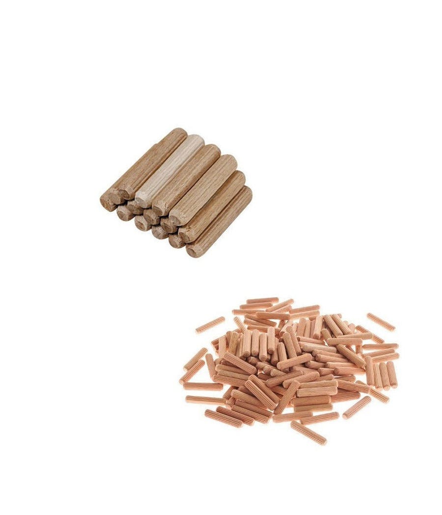 HERCHR 10 Pezzi di Tassello, Bastoncini di Legno Lunghi 30 cm HERCHR 10 Pezzi di Tassello, Bastoncini di Legno Lunghi 30 cm