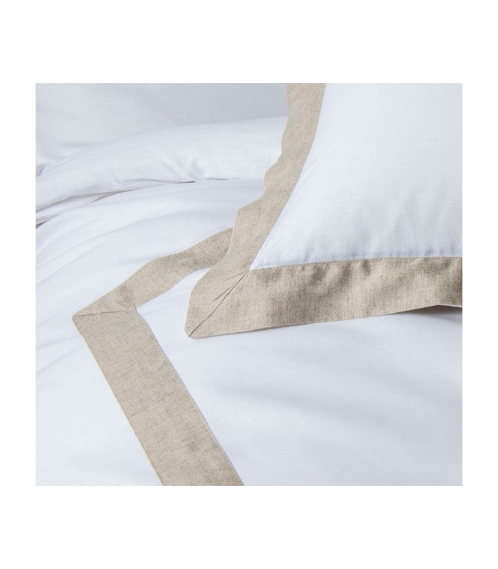 PARURE 3 P. 240 x 220 CM UNI 57 FILS LAURALINE - 220x240cm - Blanc - 2