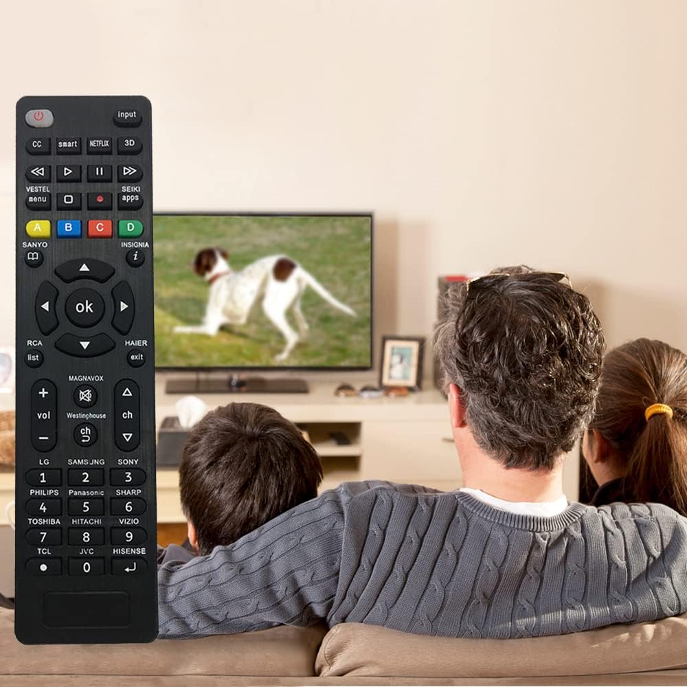 Télécommande universelle de remplacement pour téléviseurs intelligents Samsung, Sony, Philips, Panasonic, TCL, Sharp, Hitachi, Vizio, TCL, Toshiba et - 4
