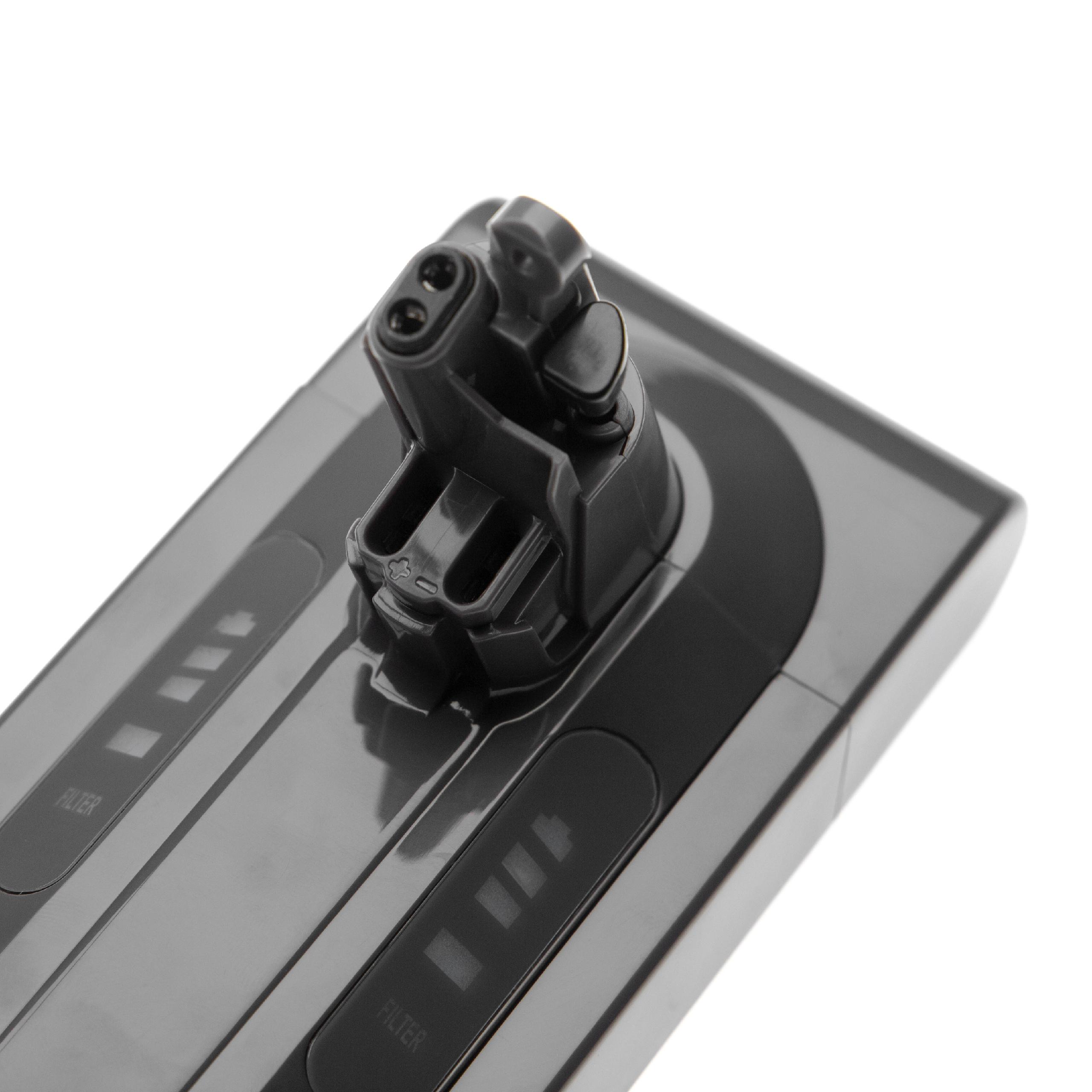vhbw batteria compatibile con Dyson V10, Cyclone V10, V10 Absolute, V10 Animal, V10 Cyclone series aspirapolvere grigio (2500mAh, 25,2V, Li-Ion) - 3
