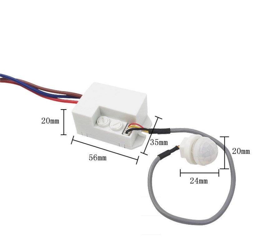 Wodoodporny czujnik ruchu 6m 120° IP20 - 2