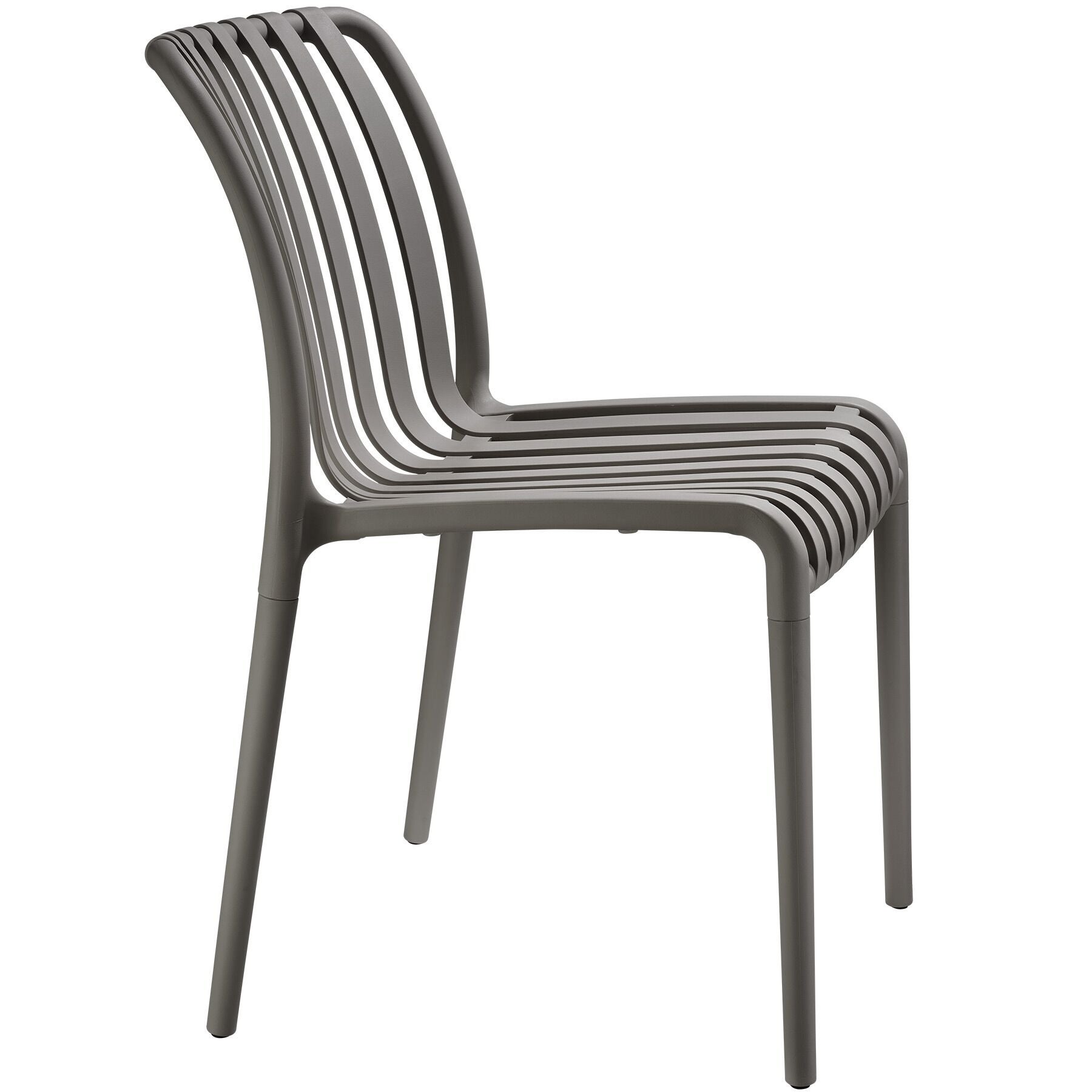 Chaises de jardin en polypropylène 6 places empilables et résistantes aux intempéries TECTAKE - 4