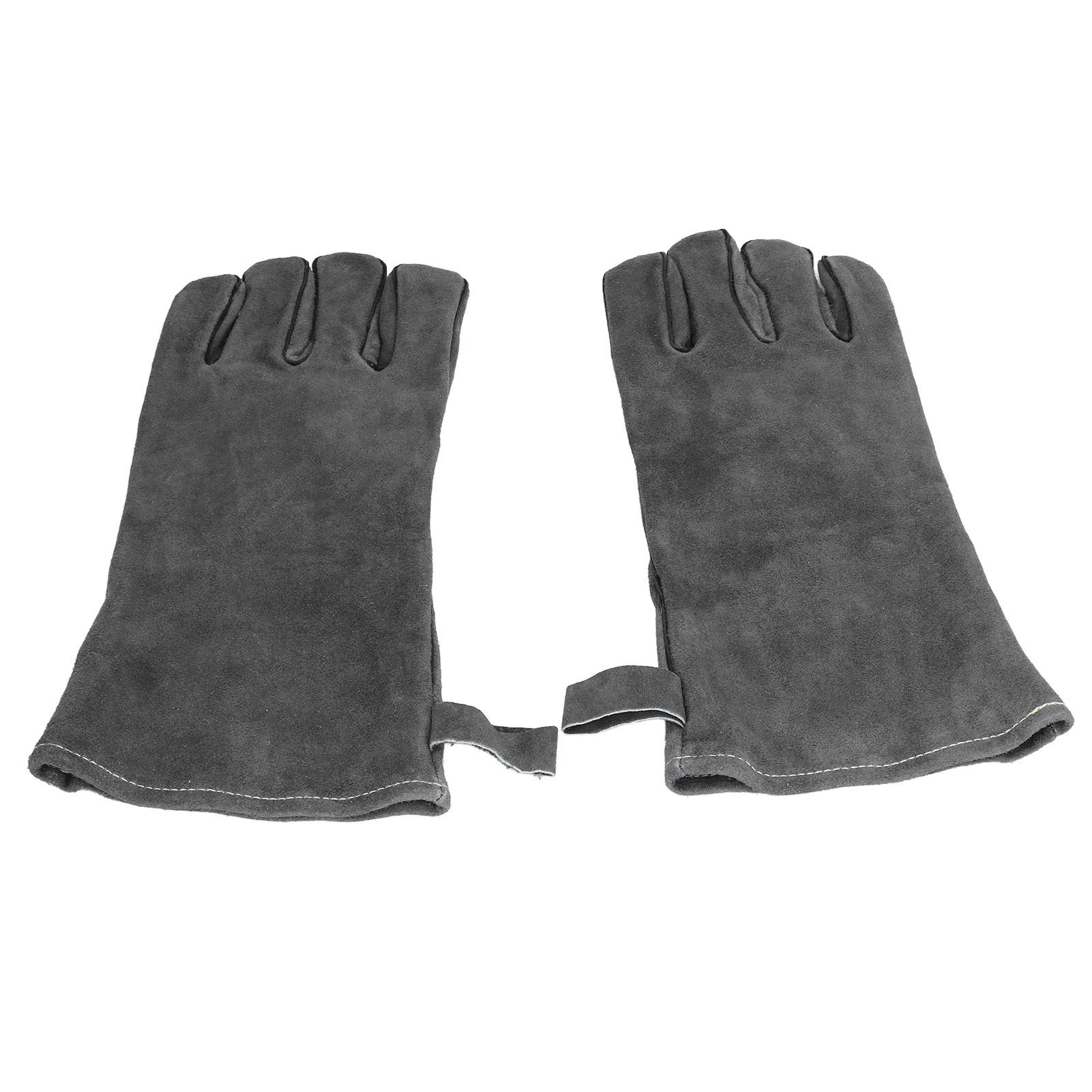 Gants Barbecue Haute Température 2 Couches Cuir 35cm 500°C / 932°F Anti-Chaleur Grill Four Jardinage – ComfortXL - 8