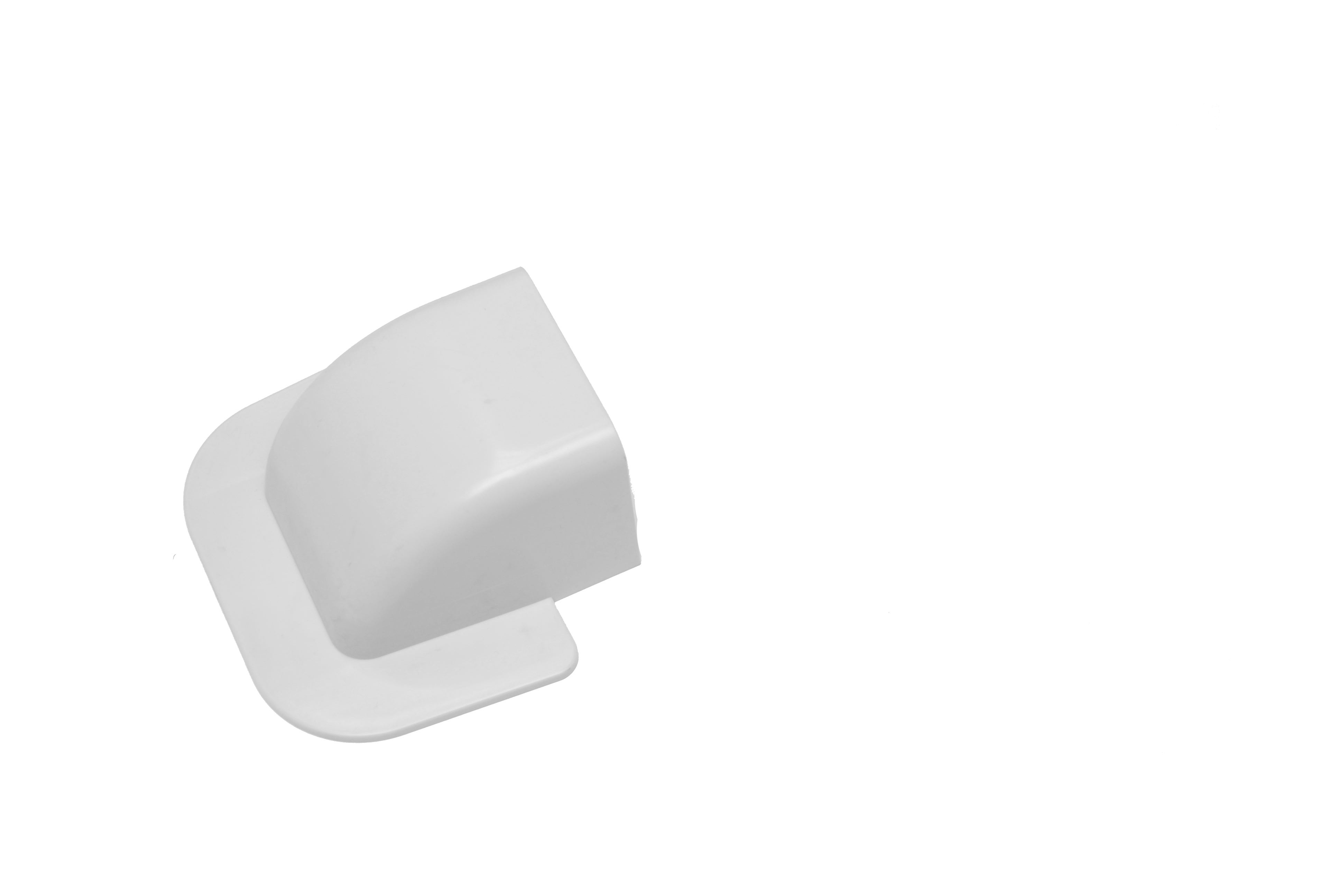 Entrée sortie de mur pour Goulotte Optimal 110 mm Blanc anti Uv - 2