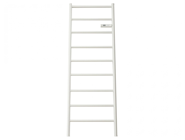 Chemin'Arte Seche Serviette Blanc Design échelle 150cm - 250W - Thermostat électronique - Timer
