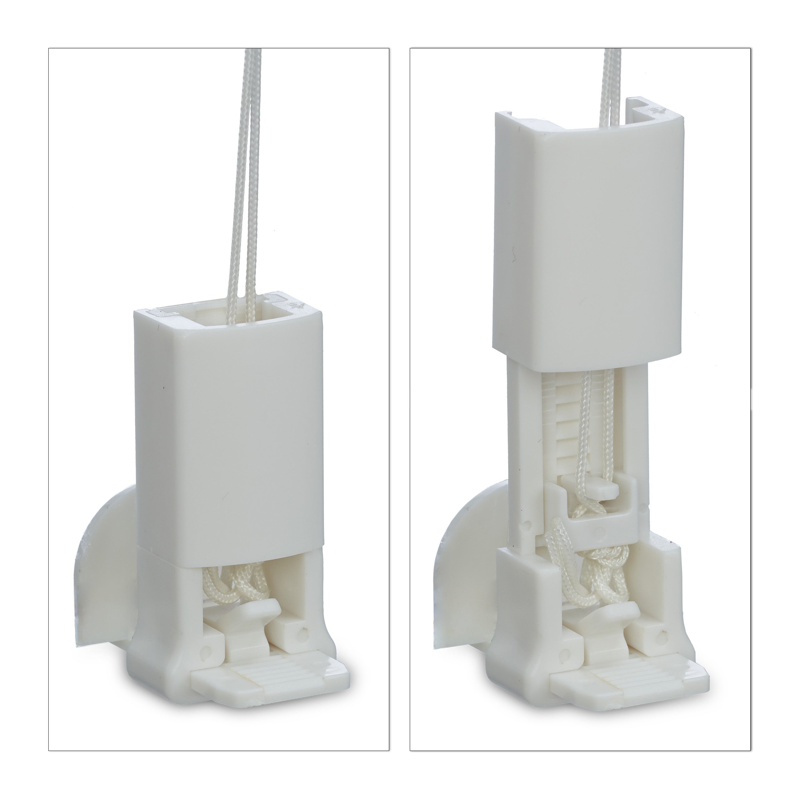 Relaxdays Tenda Plissettata a Rullo, Montaggio con Clip Adesive, per Interni, L x P: 80 x 130 cm, Bianca Traslucida - 7