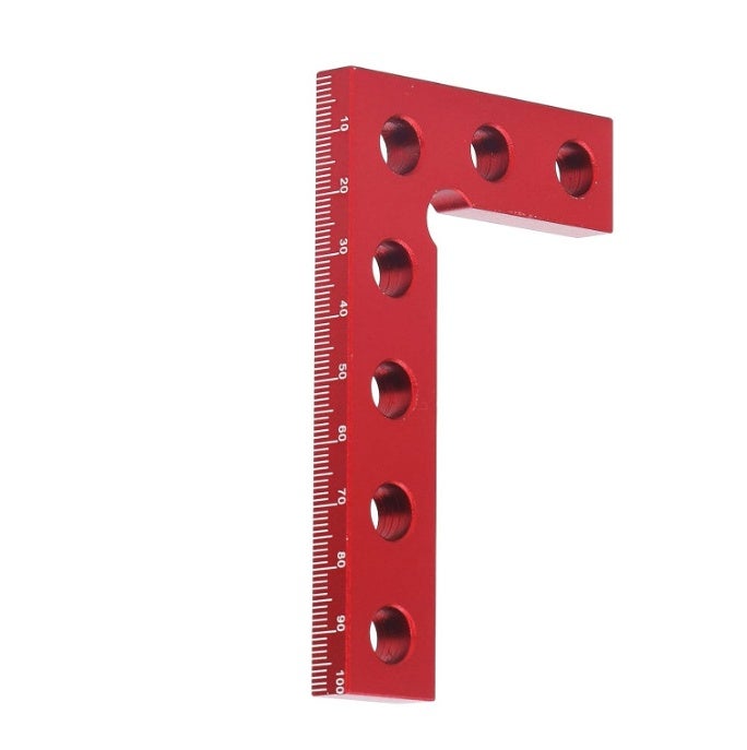 HURRISE Équerre coulissante à double échelle réglable 0 à 8 po, mesure haute précision, jauge d