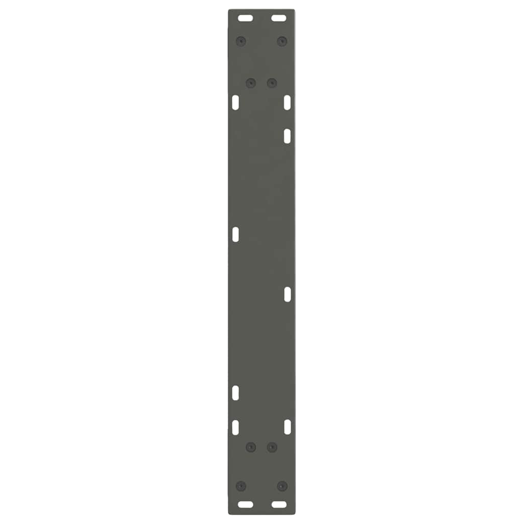Maison Exclusive - Pieds de table à manger en forme de V 2 pièces Anthracite 60 x (72-73,3) cm Acier - 7