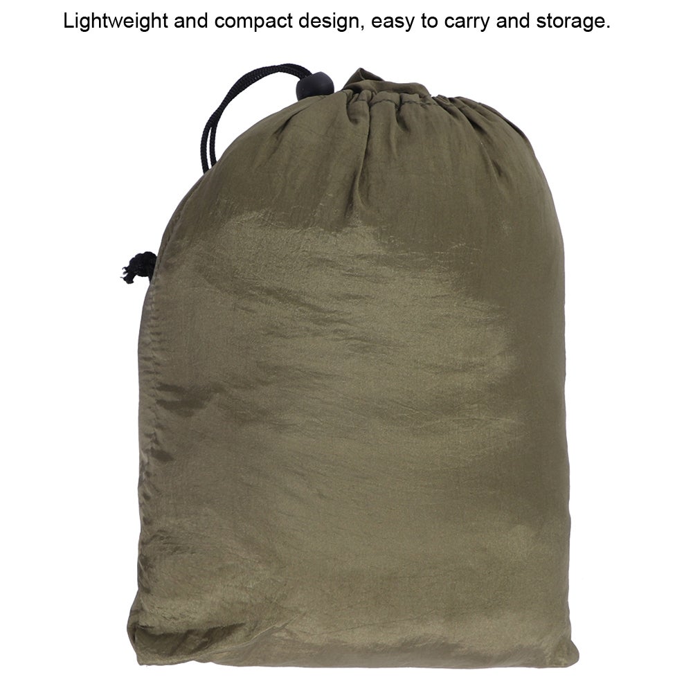 Hamac double portable pour camping et voyage avec sangles pour arbres (300 x 200 cm) - 5