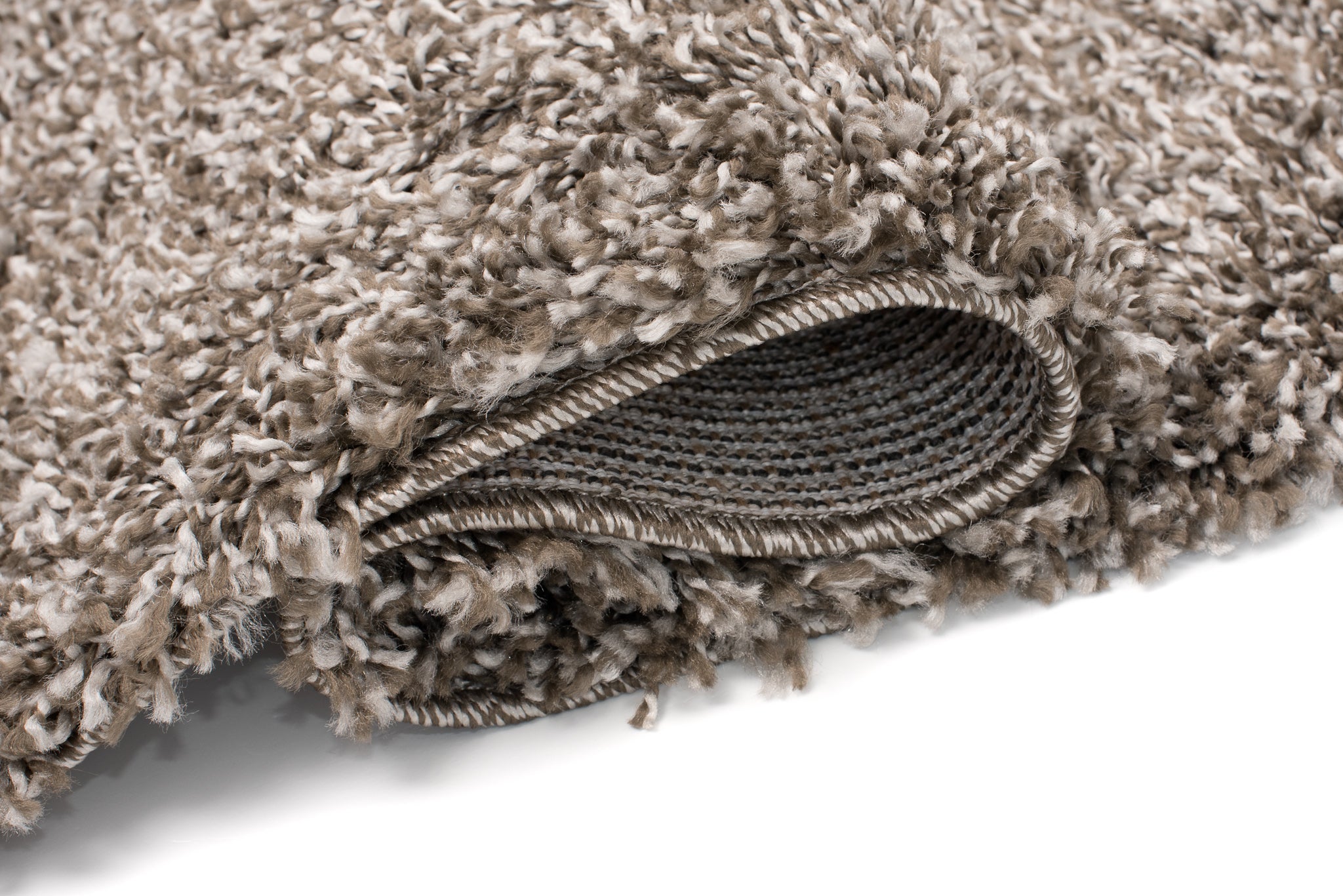 Tapiso Essence Tapis Shaggy Poil Long Moderne Gris Marron Taupe Moucheté Salon Chambre Ado Enfant Moelleux Super Doux OEKO-TEX 120 x 170 cm - 4